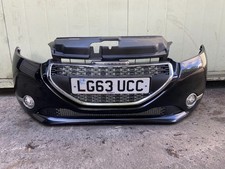 2013 PEUGEOT 208  FRONT BUMPER IN KTV - BLACK PEARL PAINT