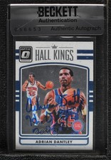 BAS 2016-17 Donruss Optic Hall Kings Adrian Dantley Seal of Authenticity HOF ow6