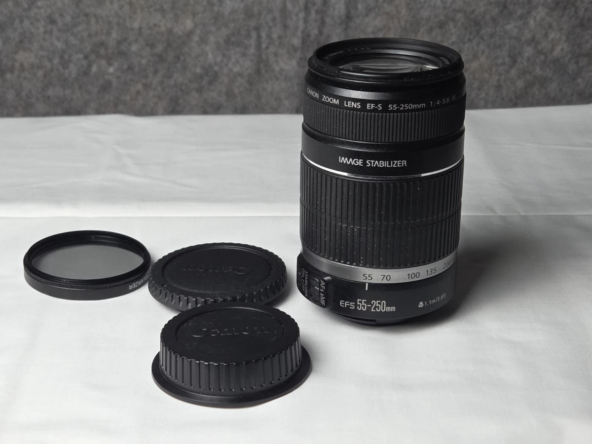 Preços baixos em Canon Ef-s 55-250mm lentes de câmera Focal | eBay