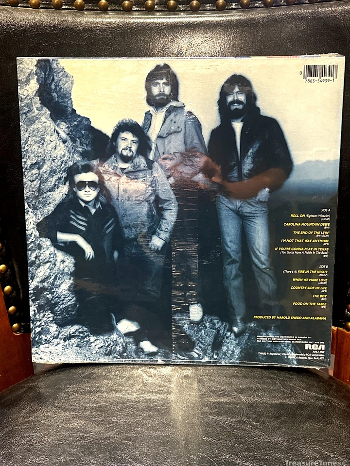 Alabama - Roll On Vinyl LP [1984-01-00] AHL1-4939 - Image 2 of 2