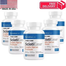 5 Pack Sciatic Nerve Support for Sciatica Pain Relief  Nerve Comfort, 120 Cap