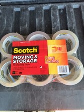 New Scotch 3M Storage Packing Tape 6 Rolls Heavy Duty Shipping Packaging Moving