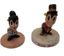 Vtg 1940s Toys Ceramic Handmade Handpainted Crickets Critter  Ownership History