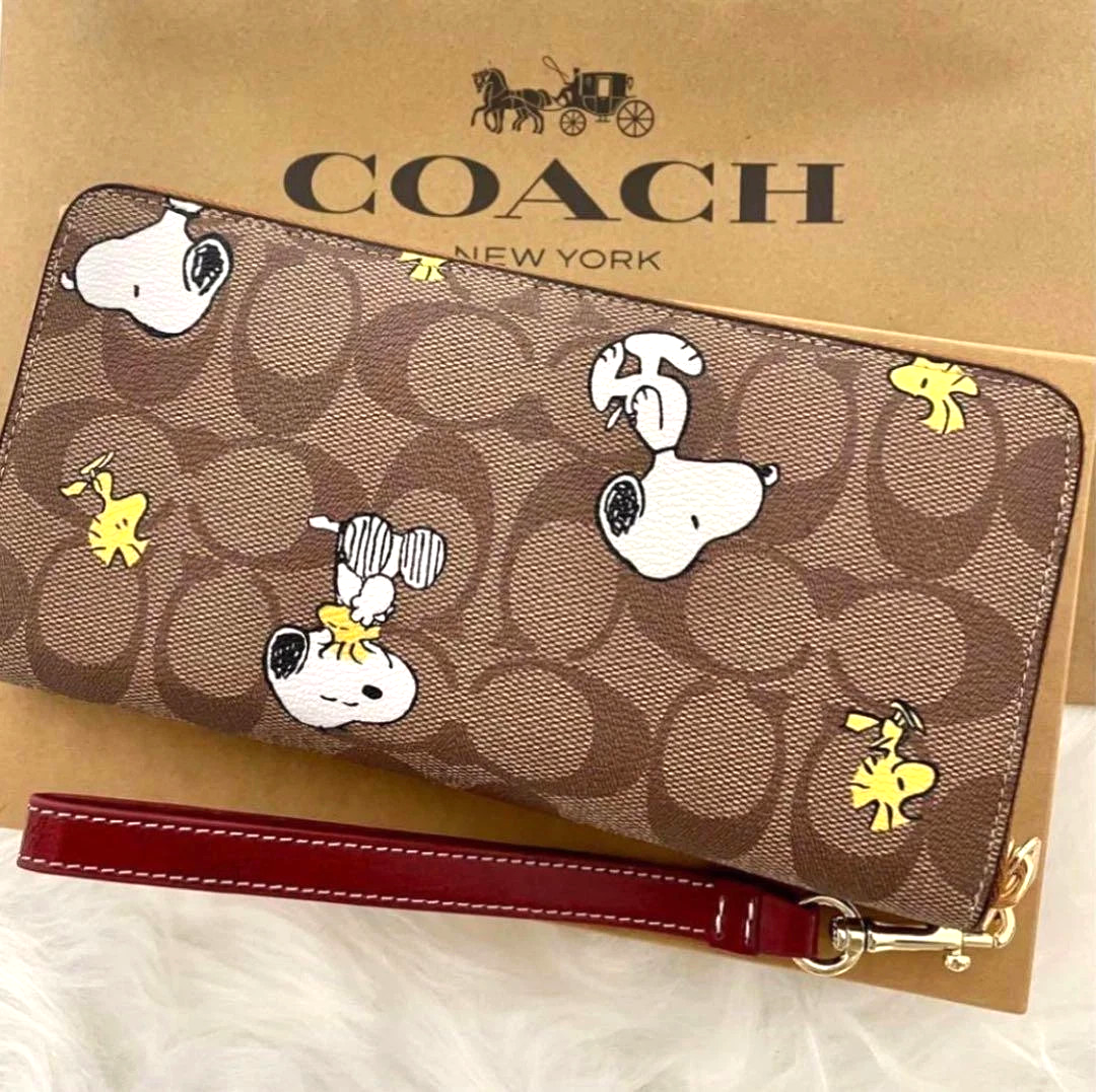 【フォロー割10%】 COACH×PEANUTS ウッドストック オーシャン New COACH x Peanuts Womens Clip Low Top Sneaker Shoes Snoopy
