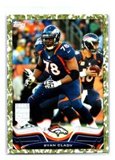 Ryan Clady 2013 Topps /499 Camo #187 Denver Broncos