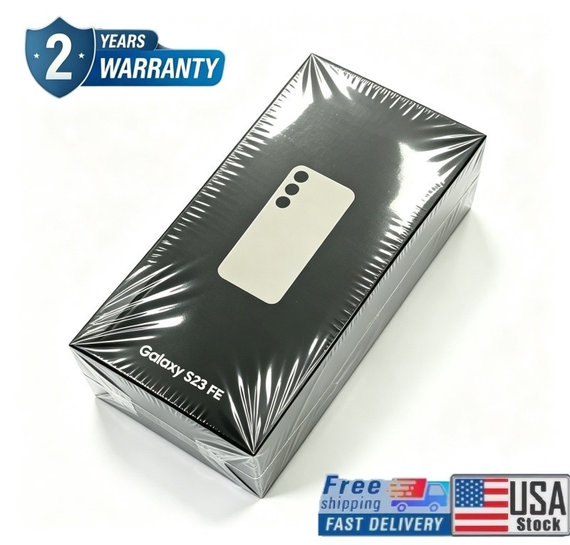 New SEALED Samsung Galaxy S23 FE 5G SM-S711U 128GB "Graphite" GSM CDMA Unlocked