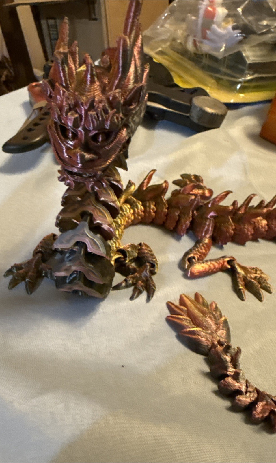 Купить 3D Printed Flexi Factory Fully Articulated Imperial Dragon LARGE ...