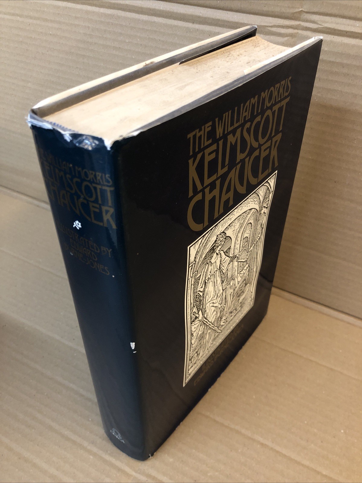The William Morris Kelmscot Chaucer by Geoffrey Chaucer (Hardcover, 1985)