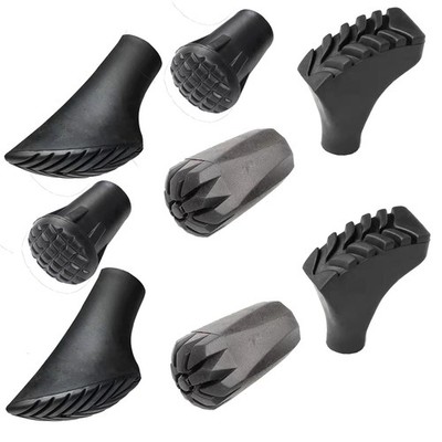 8pcs Assorted Replacement Tips Hiking Stick Walking Trekking Pole Protector f...