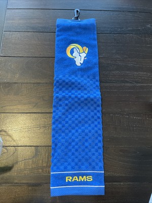 NFL Embroidered Tri-fold Towel - Los Angeles Rams LA Golf 