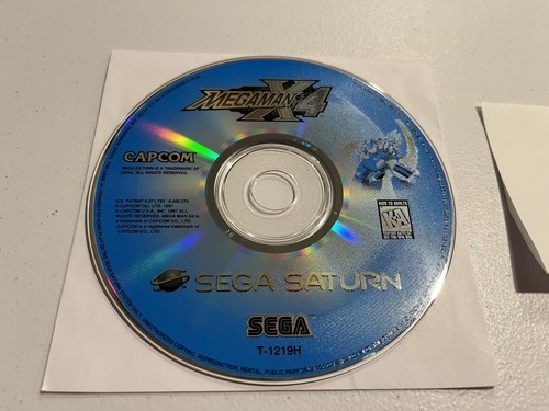 Mega Man X4 (Sega Saturn, 1997) Disc Only Tested Working Rare Capcom - Picture 2 of 3