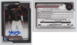 2024 Bowman Chrome Prospect Auto Yassel Soler #CPA-YSO Auto