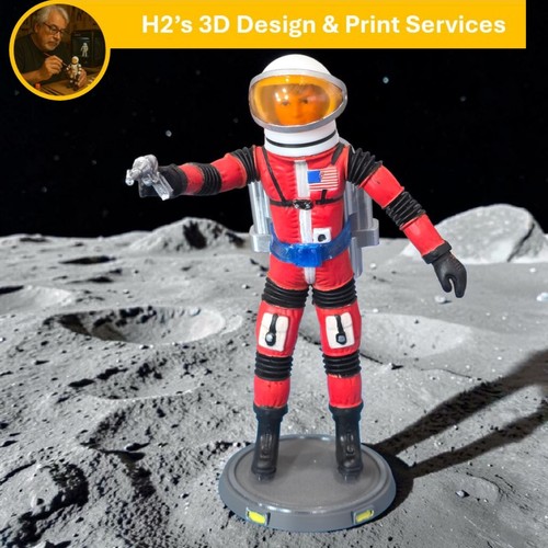 Major Matt Mason – Sgt Storm Red - Lunar Life Support Pack, Base & GUN