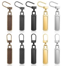 10 PCS Zipper Pull Replacement Zipper Pull Tab Handle Tab for Clothes, Jacket...