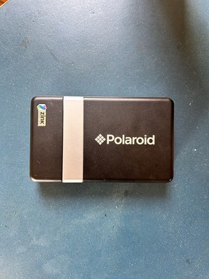 Polaroid Zip Digital Sofortbild ZINK Drucker tragbar SCHWARZ ungetestet