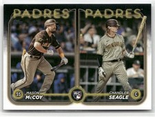 2024 Topps Update Series Rookie Combo Mason McCoy, Chandler Seagle #US227 RC