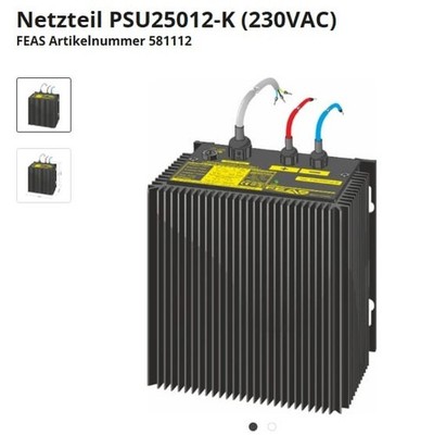 Feas PSU25012-K 230V Netzteil DC Power Supply Transformer