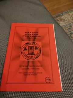 Dalton United v Barnoldswick United 99 00 Football Programme