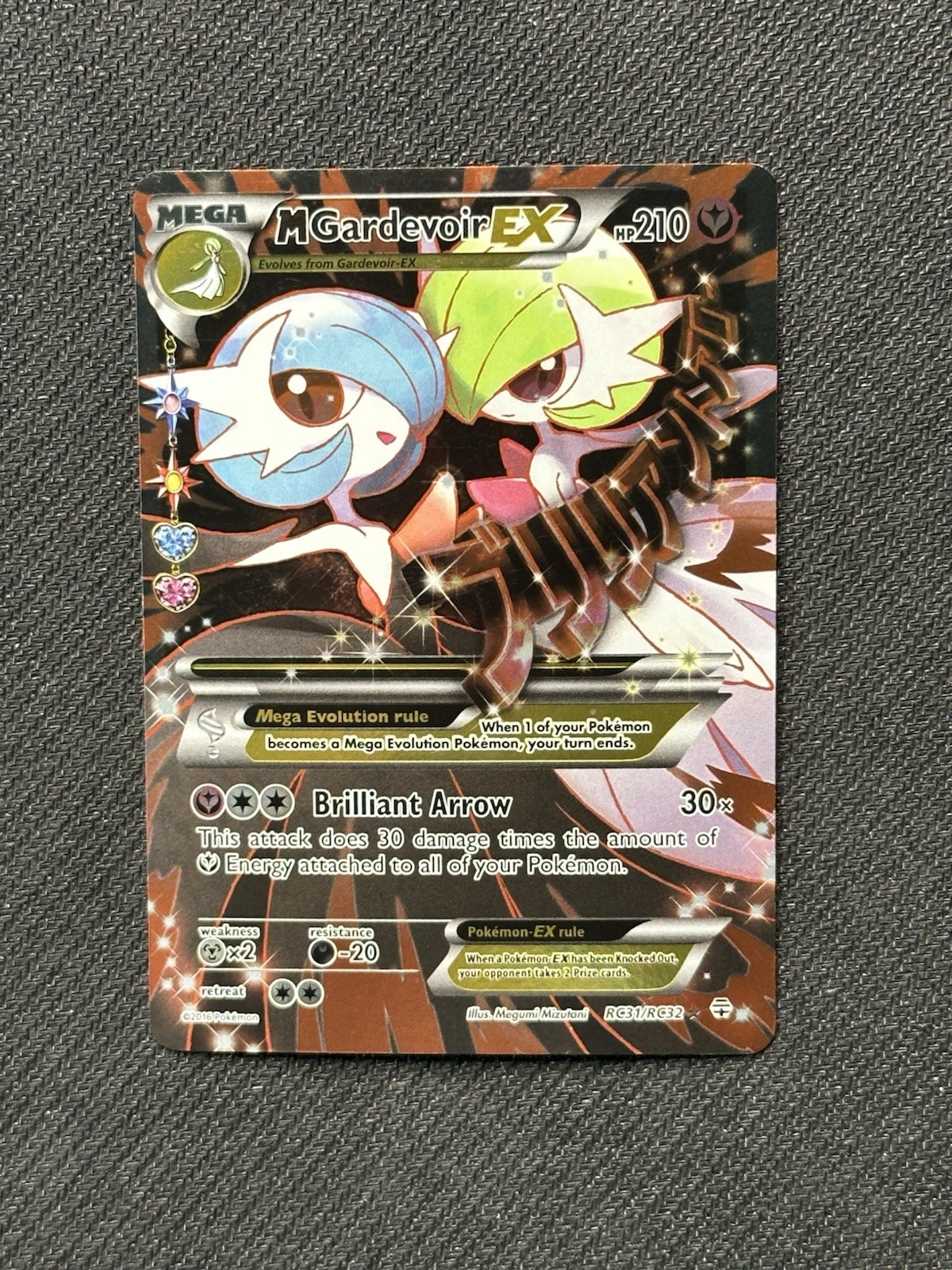 M Gardevoir EX RC31/RC32 Generations: Radiant Collection Holo Pokemon Card