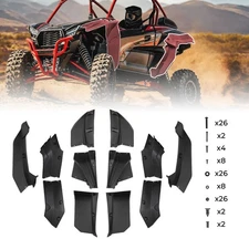 KEMIMOTO Front&Rear Fender Flares Mud Flares Guards XXL for 20-26 Teryx KRX 1000