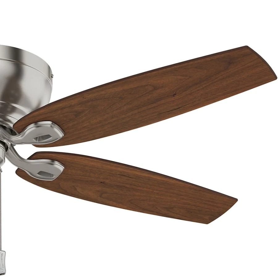 New Casablanca Durant 54" Brushed Nickel Low Profile Ceiling Fan w/ Light 54101 - Image 2 of 4