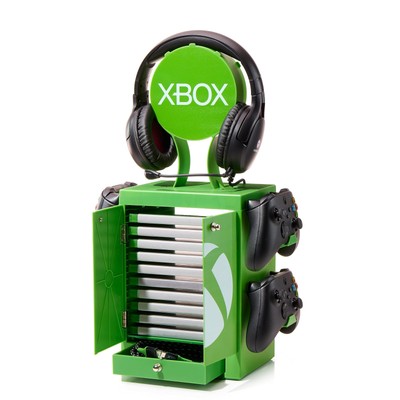 Numskull Official Xbox Series X Gaming Accessory Locker & Storage Stand   Holds