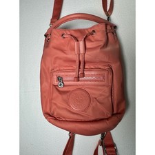 Mochila Bandolera Kipling Firefly Up Convertible Rosa Coral Nylon Bolsa de Viaje