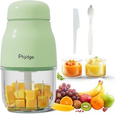 Baby Food Maker, Green Baby Food Blender, 10oz Baby Food Puree Maker,