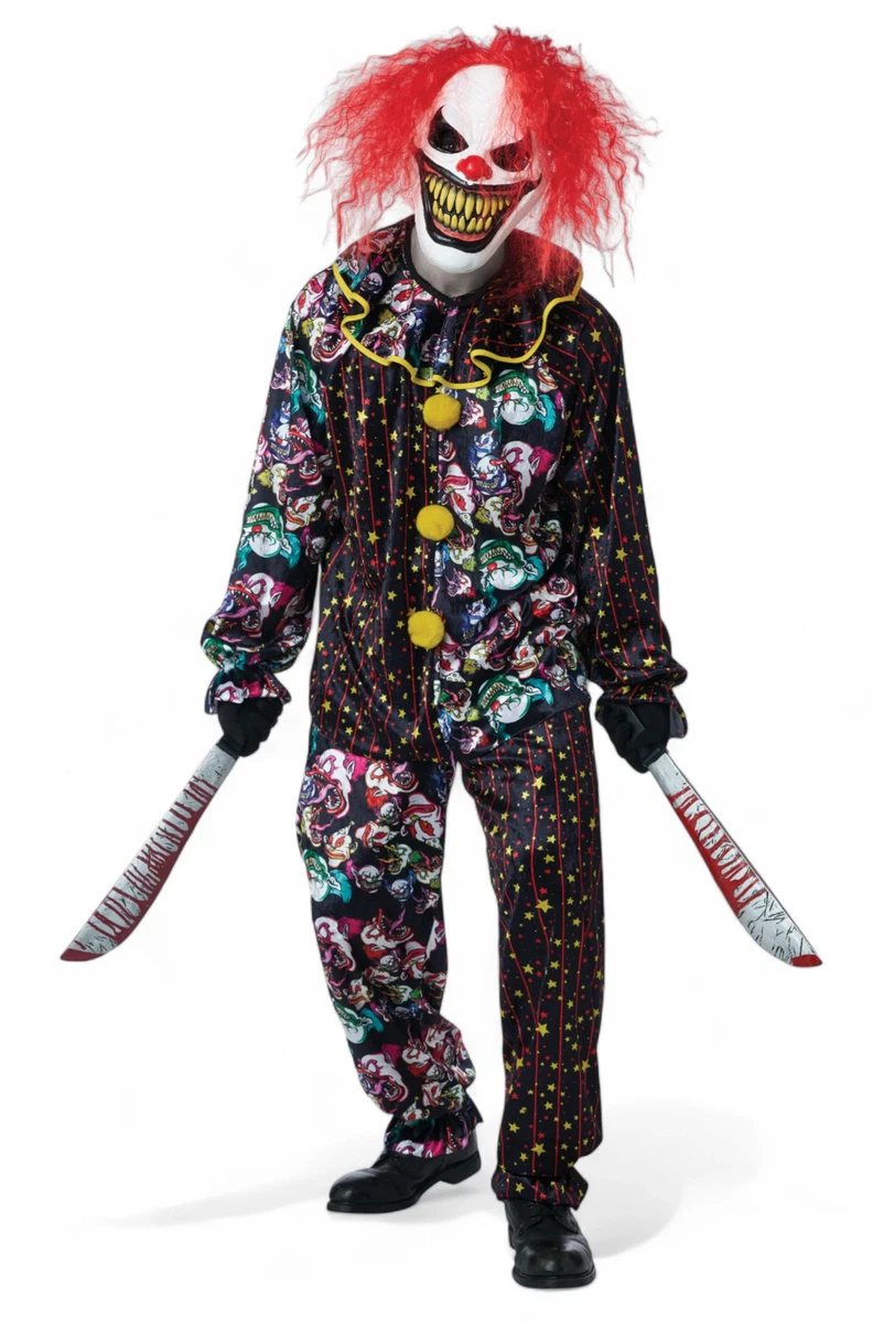 Disfraz De Payaso Adulto Completo - 9 Piezas Con Abrigo Púrpura, Chaleco, Pantalones Y Corbata Para Halloween Y Carnaval