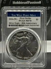 2016-(W) $1 Silver Eagle PCGS MS70 First Strike Struck at West Point 30th Anniv
