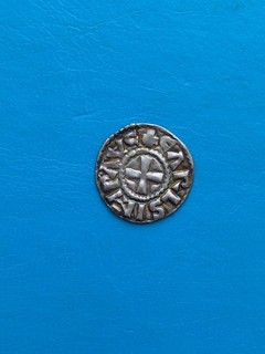 France Charles le Chauve Denier 840 877 Bourges Argent TTB