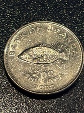 1 Coin, Uganda, 200 Shillings, 2008 Circulated Coin