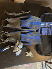 Aqua Lung Sport Zulu Snorkel  Bolt Fins Set, size adult Small