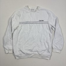 Calvin Klein Mens Crewneck Sweater Two Black ...