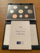 1994 UK Royal Mint Proof Coin Collection 8 Coin Set COA (31821)