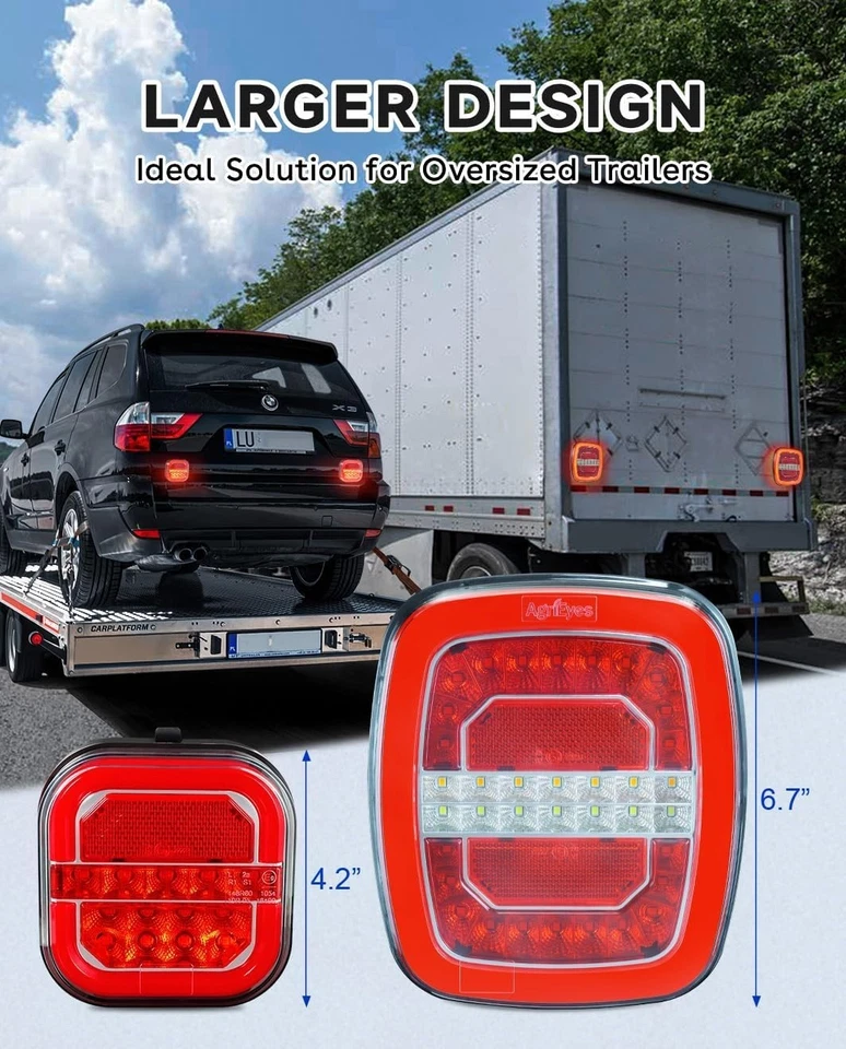 Waterproof Wireless Tail Lights - 1- - Image 4 of 4