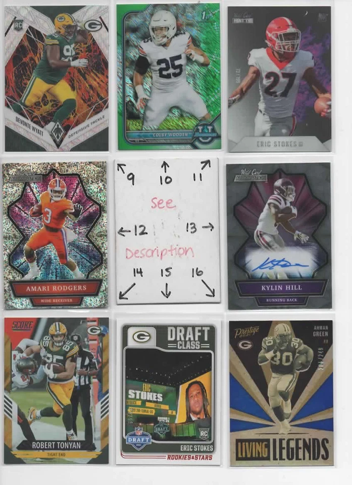 GREEN BAY PACKERS Serial #'d Rookies Jerseys Autos Adams Favre Jones Cobb Driver - Image 2 of 4