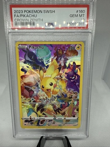 Pokemon Crown Zenith Pikachu #160/159 Secret Rare PSA 10