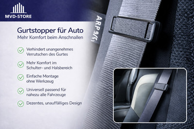 Gurtstopper Gurt-Clip Sicherheitsgurt Gurtadapter Gurt Stopper universal A