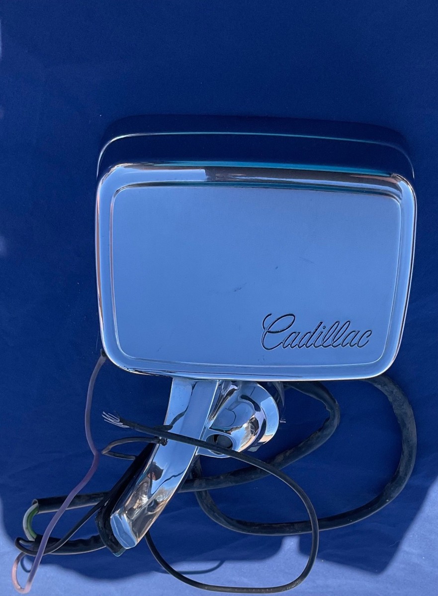 アメリカン・ヴィンテージ・チークミラー・RISHEL・1987 1980 1981 82 83 84 85 86 1987 1988 Cadillac Fleetwood Deville Left