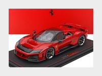 Bbr-Models P18253A1-VET Ferrari F80 2024 Carbon Silver Felgen Mit Vitrine