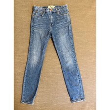 Vineyard Vines Womens High Rise Skinny Jeans Blue Candiani Denim Made in USA 28