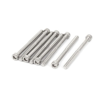 8Stk M6x70mm 75mm Länge Edelstahl Innensechskantschraube Kopf Kappe Bolzen