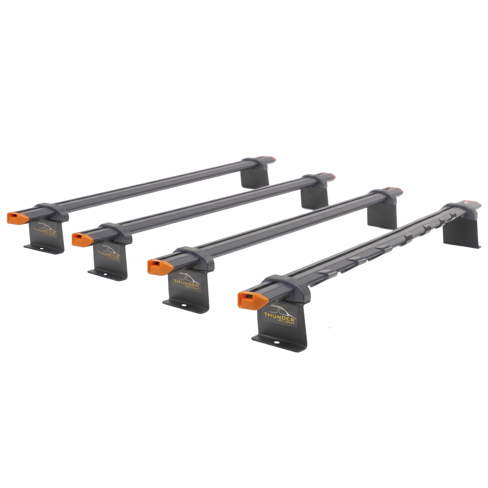 VW Transporter Roof Rack 2002-2023 ( T5, T6)  4x Cross Bars SWB LWB Aluminium