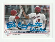 Bob Carpenter Signed 2022 Topps Washington Nationals Card #218 Auto Baseball COA