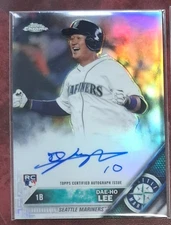 2016 Topps Chrome Dae-Ho Lee RC Refractor Auto Autograph 205/499