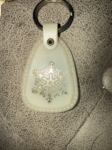 Vintage Goos Electric Snowflake Keychain Very Rare
