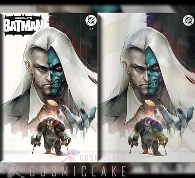 ABSOLUTE BATMAN #21 TAO FOIL VIRGIN VARIANT SET 1ST TWO FACE APP PRESALE 6/17 