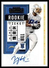 2020 Contenders Rookie Ticket K.J. Hill Auto Los Angeles Chargers #223