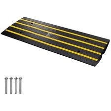 Heavy Duty Rubber Curb Ramp - 33069lbs Capacity